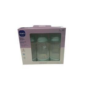 MAM Easy Start Anti-Colic Baby Bottle - Mint - 9oz/3pk - New